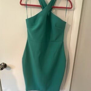 Likely Teal Halter Midi Dress
